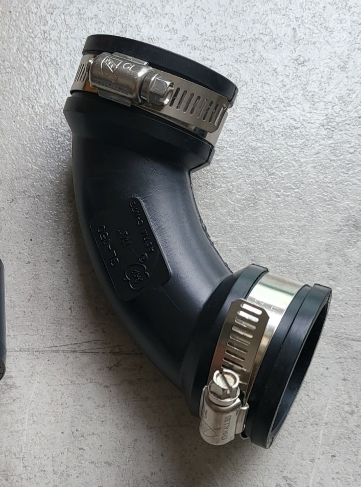 Reduzierung, Adapter, Flexbögen für Anschluss an GrauwassertankTools2Camp