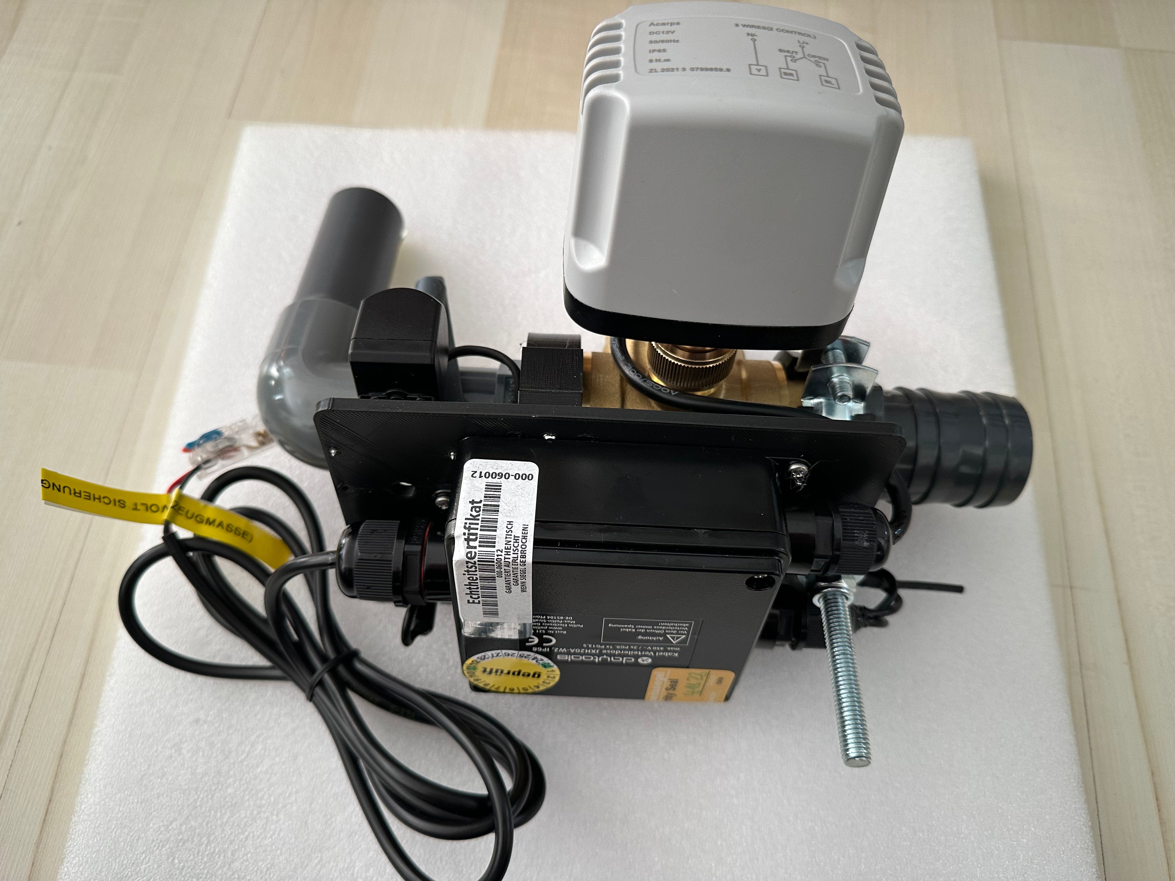 Premium WiFi-Komplettset drahtlos für elektrischen Grauwasserablauf incl. Funk-Kamera u. ZubehörTools2Camp